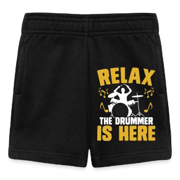 Drummer Drums - Baby Shorts - black - Front