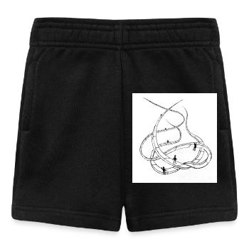 Chemins en boucle à plusieurs couches - Short Bébé - noir - Devant