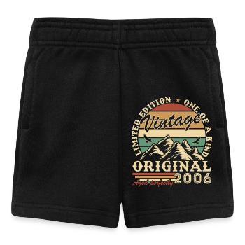 2006 Vintage Rétro Cadeau d’anniversaire - Short Bébé - noir - Devant