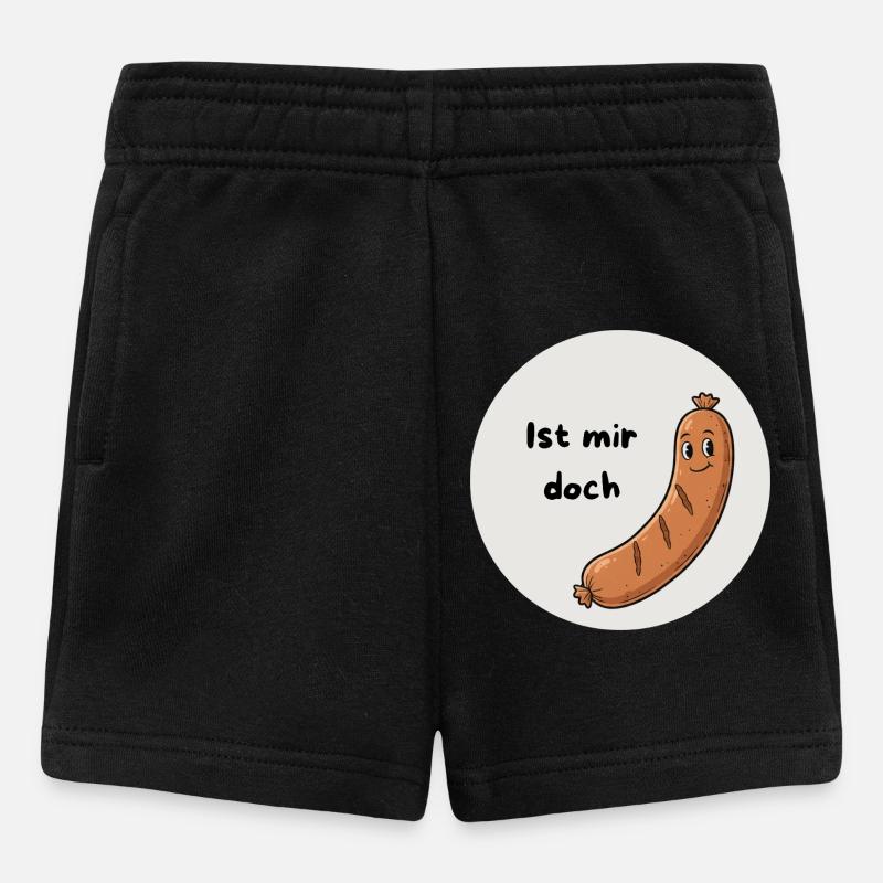 Je m’en fous - Short Bébé - noir