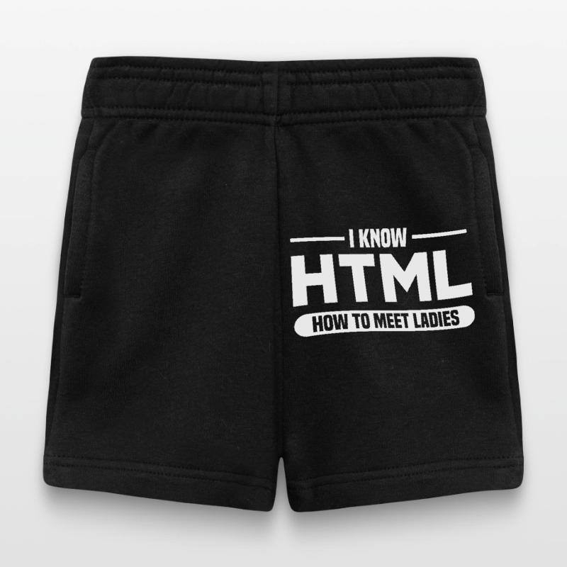 HTML Humor Code Programmierer Spruch Baby Shorts