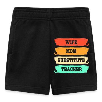 Professeur remplaçant Professeur remplaçant - Short Bébé - noir - Devant