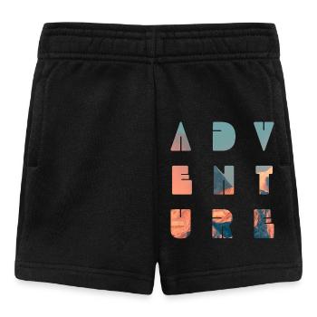 Mountain ADVENTURE  - Baby Shorts - Schwarz - Vorne