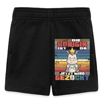 gaming girl zocken - Baby Shorts - Schwarz - Vorne
