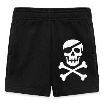 Le classique Jolly Roger Pirate Scream - Short Bébé - noir - Devant