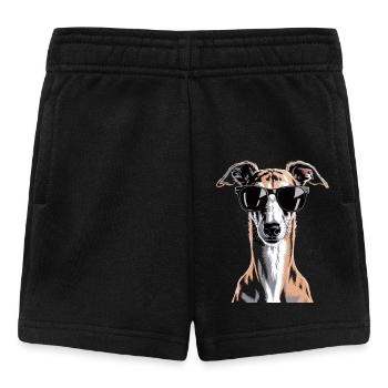 Lévrier Windhund - Short Bébé - noir - Devant