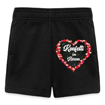 Confetti in the Heart – Carnival Carnival Costume - Baby Shorts - black - Front