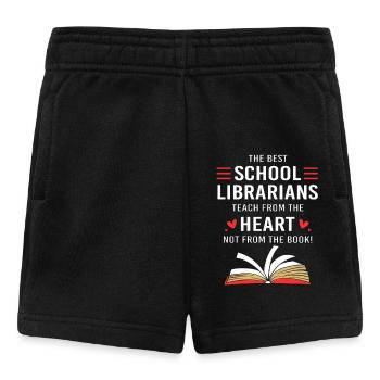 Leseratte Bibliothek Lesen - Baby Shorts - Schwarz - Vorne