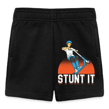 Stunt It Scooter Trick Rider Design - Baby Shorts - Schwarz - Vorne