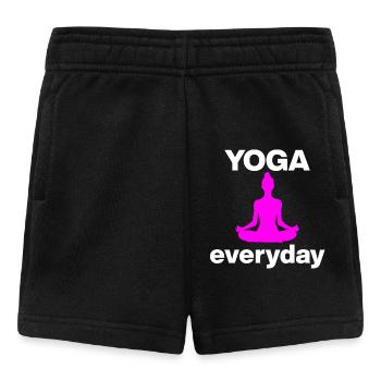 YOGA EVERYDAY PINK! LOTUS YOGI YOGA WELLNESS POWER - Baby Shorts - black - Front