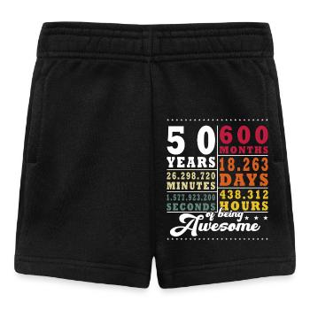 50e anniversaire Quarante-cinquième anniversaire - Short Bébé - noir - Devant