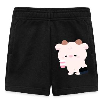 Tried Cow Coffee Run - Baby Shorts - black - Front