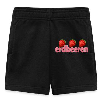 Fraises - Short Bébé - noir - Devant
