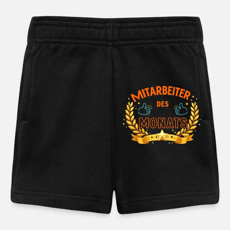 Mitarbeiter des Monats – LorbeerDesign - Baby Shorts - Schwarz