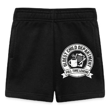 Oldest Child Department Full Time Legend Sibling - Baby Shorts - black - Front