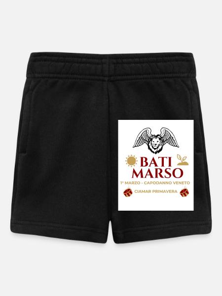 Bati Marso – Silvester-Veneto - Baby Shorts - Schwarz