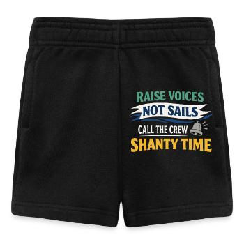 Communauté de musique folk Shanty Crew - Short Bébé - noir - Devant
