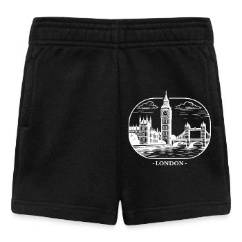 Skyline de la ville de Londres - Short Bébé - noir - Devant