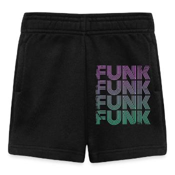Funk Vintage - Baby Shorts - Schwarz - Vorne