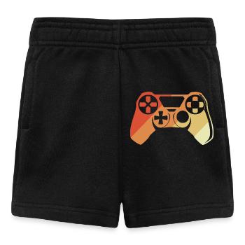 Vintage Gamepad - Baby Shorts - Schwarz - Vorne