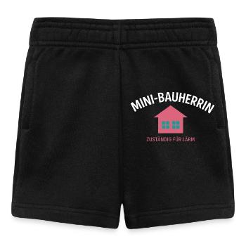 Développeur responsable du bruit - Short Bébé - noir - Devant