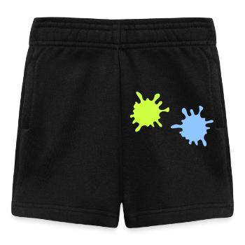 Neon Spritzer Splatter - Baby Shorts - Schwarz - Vorne