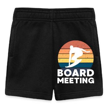 Surfing Board Meeting - Baby Shorts - Schwarz - Vorne