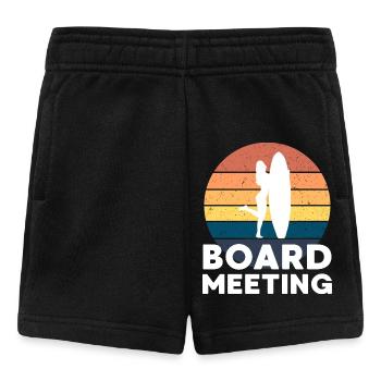 Surfing Board Meeting - Baby Shorts - Schwarz - Vorne