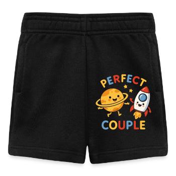 Couple Parfait : Planète et Aventure Rocket. - Short Bébé - noir - Devant