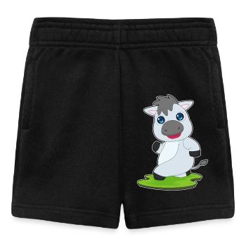 Esel Jogger Joggen Sport - Baby Shorts - Schwarz - Vorne