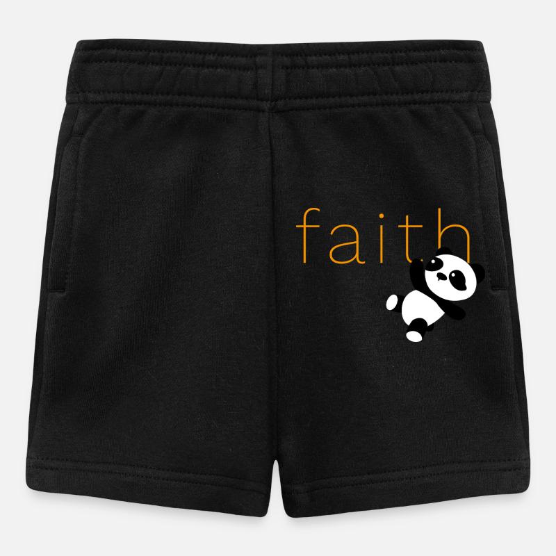 Foi Panda - Short Bébé - noir
