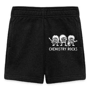 Chemistry Rocks Periodic Table School Humor - Baby Shorts - black - Front