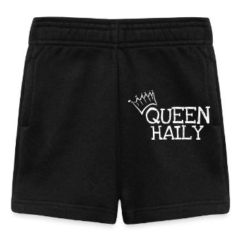 Geschenk für Haily - Baby Shorts - Schwarz - Vorne