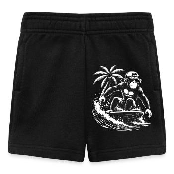 Surfing Monkey Beach Vibe - Baby Shorts - black - Front