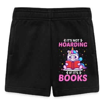 Lire, lire, licorne - Short Bébé - noir - Devant