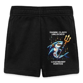Shark Class Unlocked | Legendary Hunter - Baby Shorts - black - Front