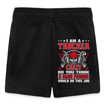 Lkw Fahrer - Baby Shorts - Schwarz - Vorne