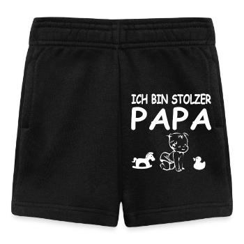Papa - Short Bébé - noir - Devant
