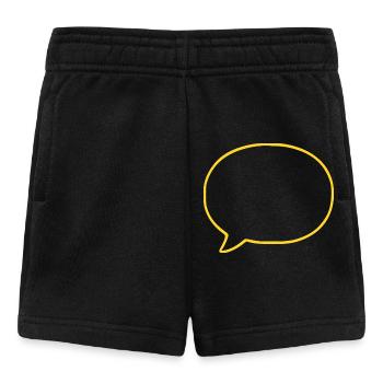 Sprechblase Comic selbst gestalten personalisieren - Baby Shorts - Schwarz - Vorne