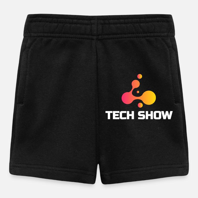 Tech Show Neon Blob Tee - Baby Shorts - black
