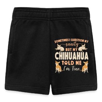 Chihuahua Chihuahueño Sometimes I - Baby Shorts - black - Front