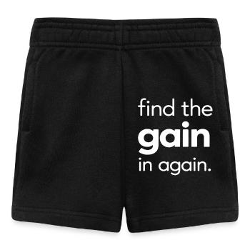 Trouver le gain à nouveau - Short Bébé - noir - Devant