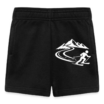 Piste de ski Mountains - Short Bébé - noir - Devant