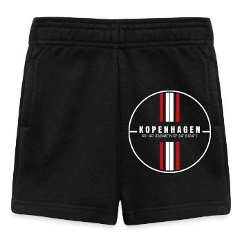Coordonnées de Copenhague - Short Bébé - noir - Devant