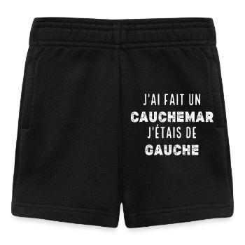 I had a nightmare I was on the left - Baby Shorts - black - Front