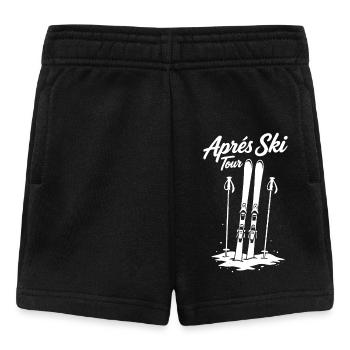 Après-ski tour Skiing Winter holiday Group - Baby Shorts - black - Front