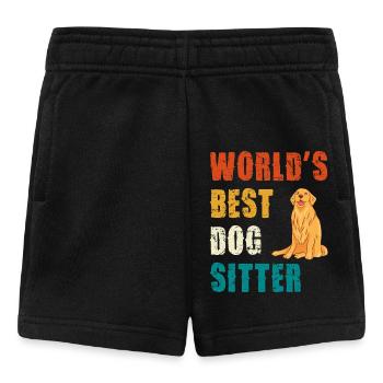 Meilleur gardien de chien au monde - Short Bébé - noir - Devant