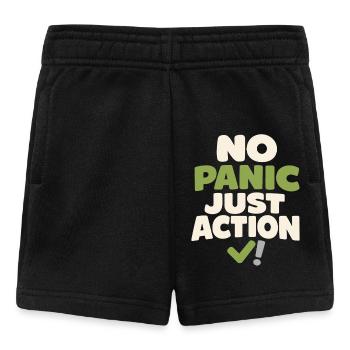 Ruhe Schlägt Panikbereitschaft, Lebensstil, - Baby Shorts - Schwarz - Vorne