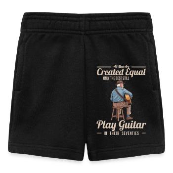 Guitarist Saying – Only the Best Play Guitar - Baby Shorts - black - Front