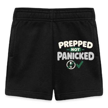 Ruhe Schlägt Panikbereitschaft, Lebensstil, - Baby Shorts - Schwarz - Vorne